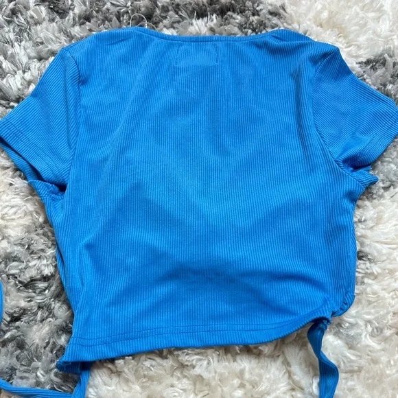 Princess Polly Aiden Blue Top - Picture 6 of 7
